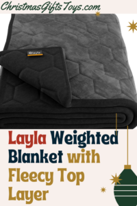 Layla Weighted Blanket with Fleecy Top Layer