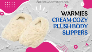 Warmies Cream Cozy Plush Body Slippers