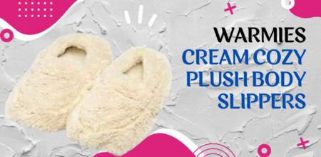 Warmies Cream Cozy Plush Body Slippers